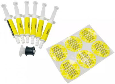 UV КРАСИТЕЛЬ  6КАРТРИДЖЕЙ 7,5МЛ С АДАПТЕТОМ ДЛЯ R134А   бывший арт. 5997665135